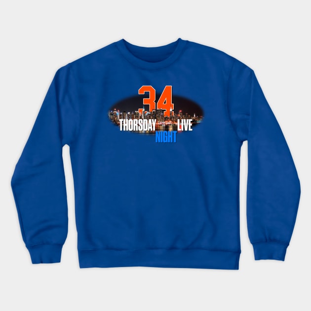 Thorsday Night Live Crewneck Sweatshirt by enfuego360